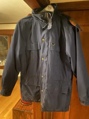 Parka de montaña vintage Eddie Bauer azul forrada en lana talla M Foto 1 de 4