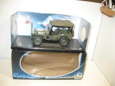 Solido 1:18, Plating Great Jeep Military US Army 1942 Tarpaulin Glue, Hood Sash - Image 1 of 4