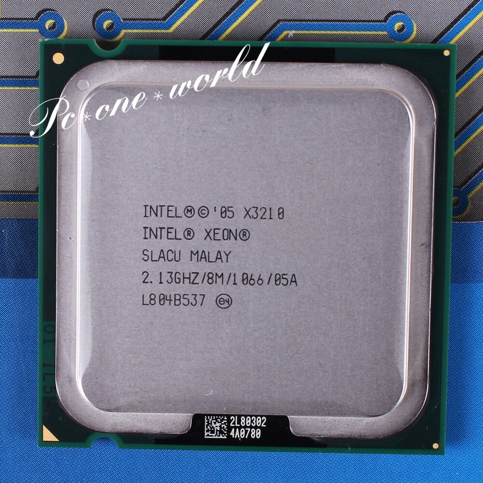 Intel Xeon X3210 X3220 X3230 X3350 X3360 X3370 Quad-Core LGA 775 Processor CPU - Image 1 of 1