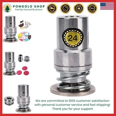 Fabric Covered Button Round Bread Shape Press Tool for Hand Press Machine DIY... - Image 1 of 4