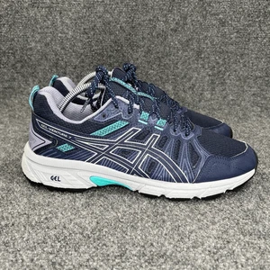 Asics Gel-Venture 7 Trail Running Shoes Women's Size 10 Blue Athletic Sneakers - Picture 1 of 12