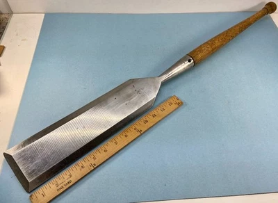 Big L. & I. J. Cincel resbaladizo blanco de 3 1/2" borde biselado fabricante de EE. UU. ¡Escaso! Foto 1 de 4