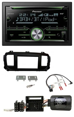 Pioneer Bluetooth Lenkrad DAB 2DIN USB CD Autoradio für Toyota Proace Citroen Ju - Bild 1 von 4