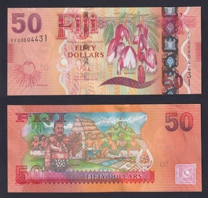 Fiji 50 Dollars Banknote 2012 P.-118A FDS/UNC - Picture 1 of 2