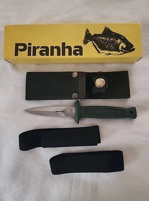 Cuchillo mini daga Sarco Piranha de colección con funda para cinturón Foto 1 de 4