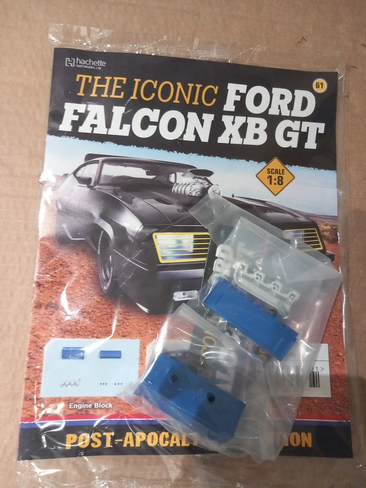 Hachette Partworks, Build Your Own Iconic Ford Falcon XB GT,#61, Scale 1:8, - Image 1 of 1