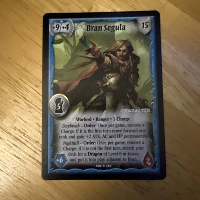 RARE FOIL Bran Segula  - Warlord Saga of the Storm - Image 1 of 3