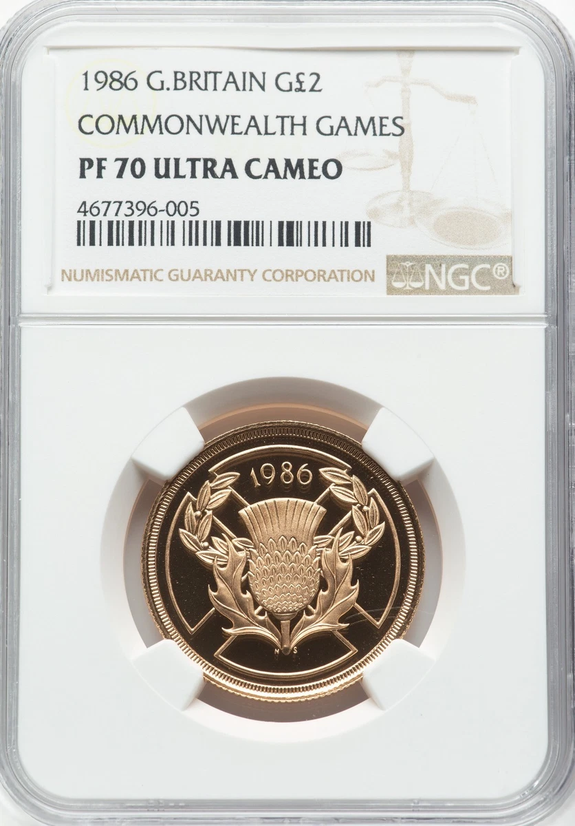 1986 G.BRITAIN 1 Sov PF 70 ULTRA CAMEO PF 70 Gold 1986