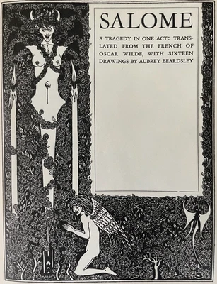 SALOME - Oscar Wilde, 1920 - Ltd Ed of 1500, AUBREY BEARDSLEY ILLUSTRATIONS - Image 1 of 4