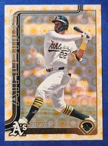 MLB - Miguel Andujar - Holiday Sun #529 - 2025 Topps Series 2 - Picture 1 of 2