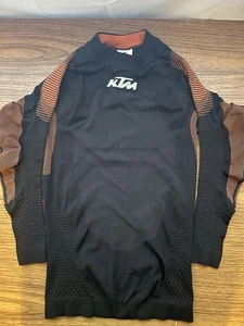 KTM Black & orange Jersey Motocross Mx Bmx Size XL Very stretchy - Bild 1 von 7