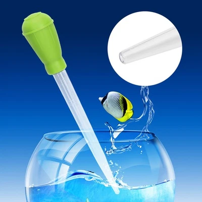 (Green)Mini Manual Water Changer Small Fish Tank Suction Pipe Pump Clean De SG - Image 1 of 4
