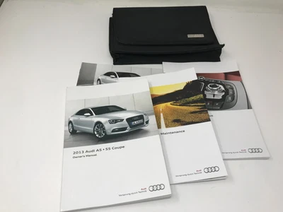 2013 Audi A5 S5 Owners Manual Set With Case OEM OM05044 - Imagem 1 de 4