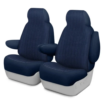 For Ram Dakota 11 Duramax Tweed 1st Row Dark Blue Custom Seat Covers Foto 1 de 2