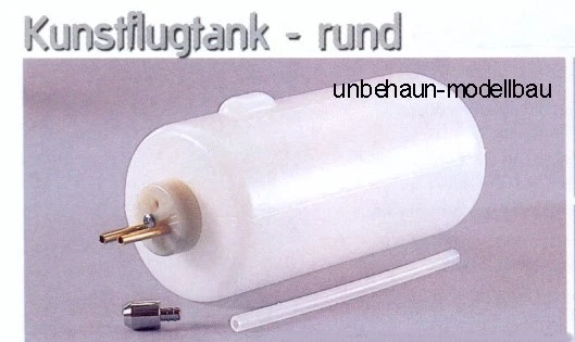Kunstflugtank Rund 120ml Tank Methanol Modellbausprit Kraftstofftank NEU - Bild 1 von 1
