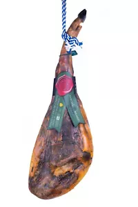 Sánchez Bermejo Jamon Cebo Campo Iberico 8-8,5kg Curación +30M+Jamonero+Cuchillo - Imagen 1 de 2