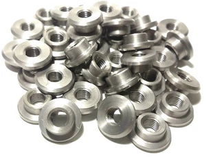 Weld Bung 5/16-24LH Thread 1018 Billet Steel CNC Machined Tubing Fabrication 2pk - Picture 1 of 1