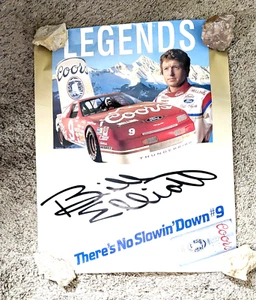 Póster Bill Elliott 1990 Coors Light There's No Slowin' Down #9 20" X 16" - Imagen 1 de 3