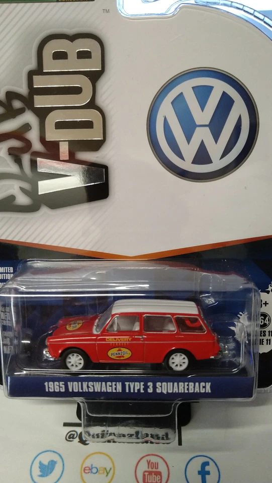 Greenlight V-Dub 1965 Volkswagen Type 3 Squareback serie 11 Penzoil (NG19) - Photo 1/2