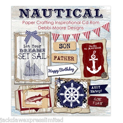 Debbi Moore Designs Nautical Paper Crafting Inspirational CD Rom (326235) - Image 1 of 3