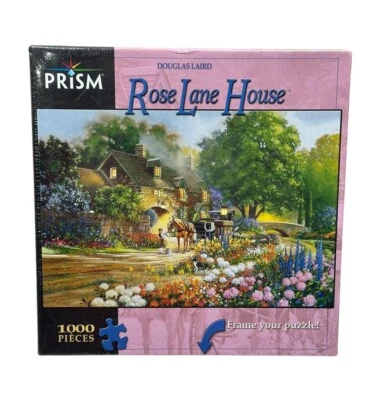 1000 Piece Puzzle Prism Rose Lane House Landscape by Douglas Laird - New Sealed - Image 1 of 4
