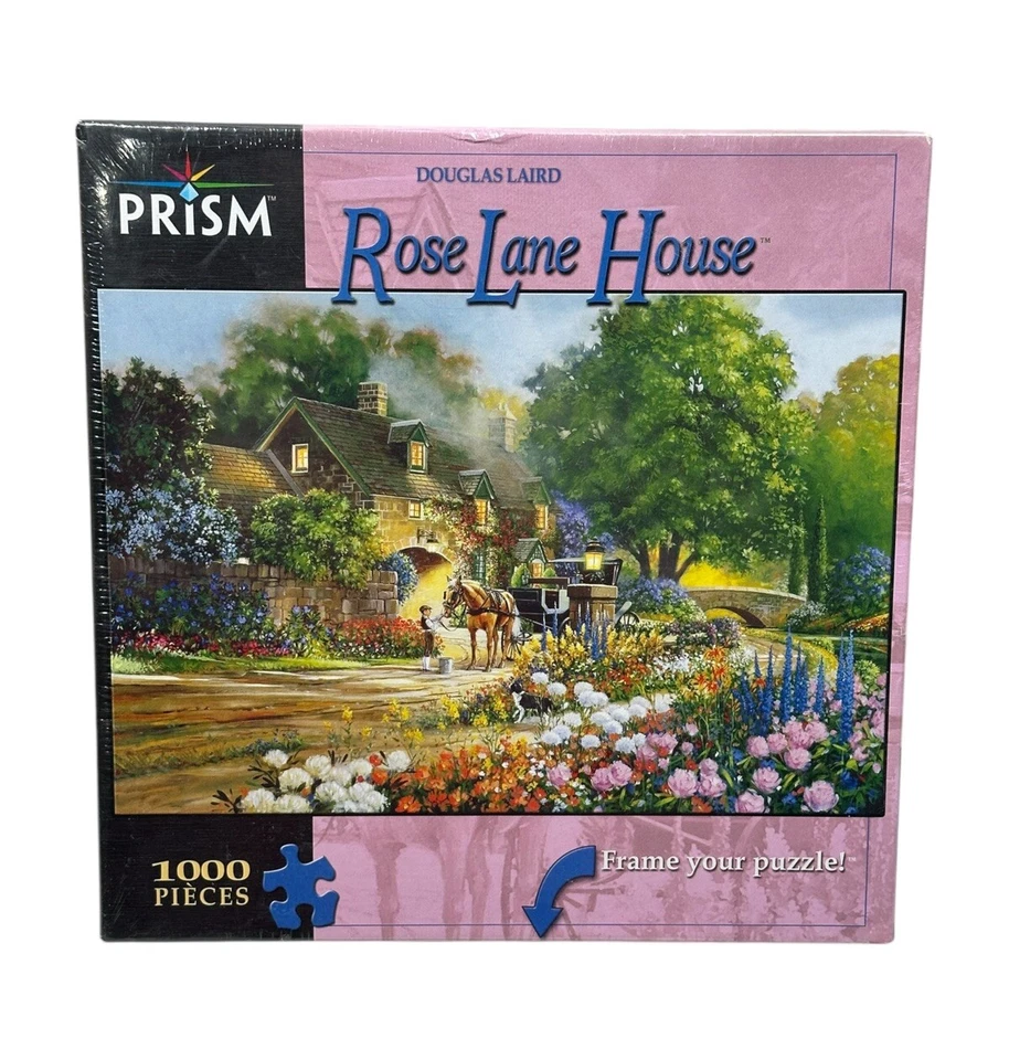 Prism Douglas Laird Rose Lane House Garden Jigsaw Puzzle - 1000 PC