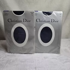 Christian Dior #4443 2 Pair Diorissimo Sz Petite Ultrasheer Leg Pantyhose - Picture 1 of 18