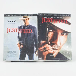 Justified: DVD Bundle Seasons 1 & 2 (Season 2 FACTORY SEALED) - Picture 1 of 4