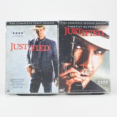 Justified Seasons 1 & 2 DVD Set - Season 2 Sealed Foto 1 de 4