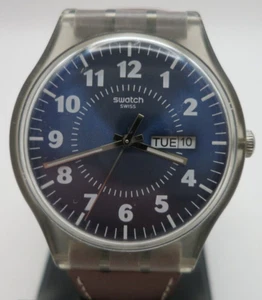 Reloj Swatch VENT BRULANT Cuarzo Suizo Analógico - SUOK709 - Batería Nueva - Imagen 1 de 15