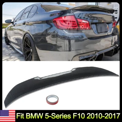 PSM Style Rear Spoiler Lip Wing For BMW 5 Series F10 535i 535d 550i M5 2010-2017 Foto 1 de 4