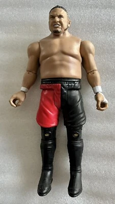 Figura de acción WWE AEW ROH Samoa Joe 6" (2017 Mattel) troncos rojos/negros Foto 1 de 4