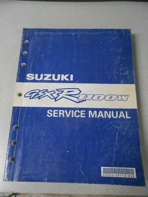 Manual de reparación de servicio de fábrica OEM Suzuki 1993-1999 GSXR1100W 99500-39115-03E Foto 1 de 4