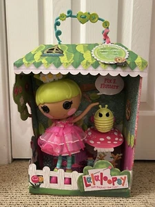 Lalaloopsy 13" Pix E Flutters Large Pink Green Doll & Firefly - Picture 1 of 2