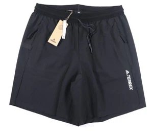 ADIDAS TERREX LITEFLEX LIGHTWEIGHT HIKING SHORTS BLACK GP8668 MEN ALL SIZES - Picture 1 of 14