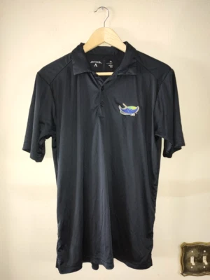 Camisa polo negra vintage antigua para hombre Tampa Bay Devil Rays talla M usada Foto 1 de 4