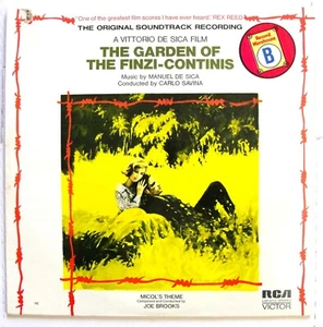 THE GARDEN OF THE FINZ-CONTINIS Original Soundtrack NEW Sealed STEREO LP Record - Picture 1 of 2