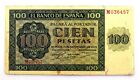 Spain- Guerra Civil. Billete. 100 Pesetas 1936. Burgos. Casi MBC+/VF+