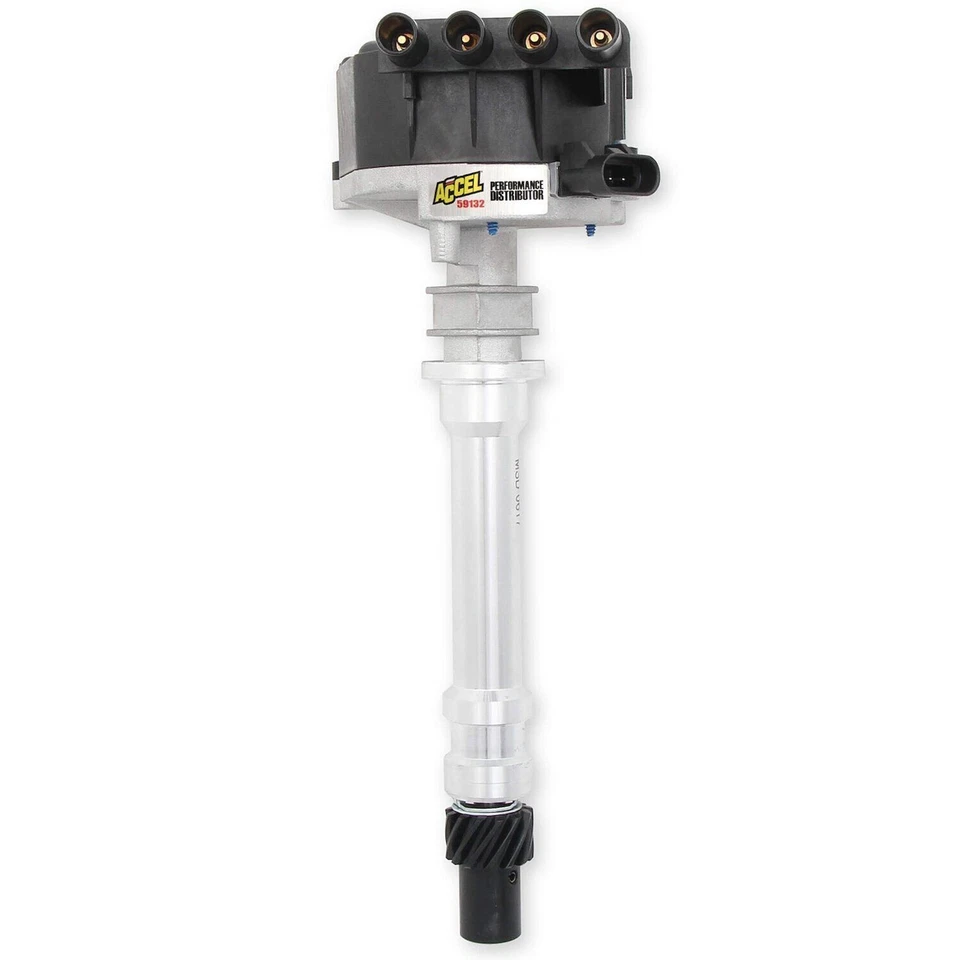 Distribuidor de rendimiento de aluminio negro Accel para motores Chevy y GMC Vortec V-8 Foto 1 de 4