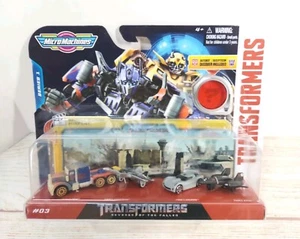 Micro Machines TRANSFORMER Series 1 #03 OPTIMUS  STARSCREAM SIDESWIPE JETFIRE  - Picture 1 of 13