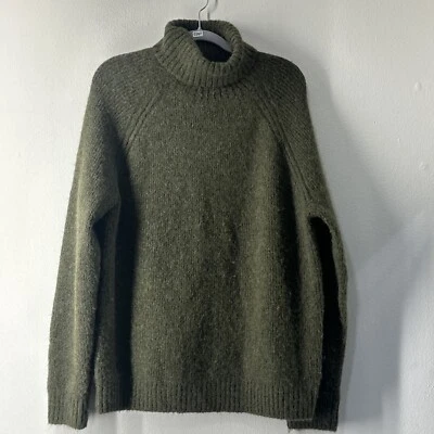 Jersey grueso cuello redondo SUPERDRY STUDIOS para mujer talla M mezcla de alpaca y lana verde Foto 1 de 4