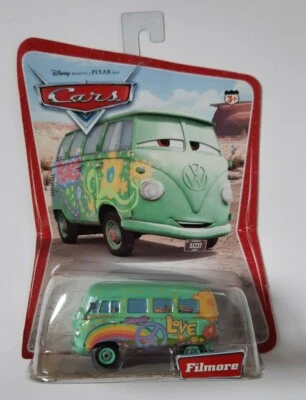 Disney pixar cars prima serie desert fillmore mattel raro ERRORE 1L 1:55 maclama - Immagine 1 di 2