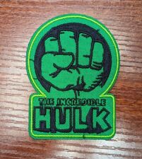 Incredible Hulk Aufnäher grüne Faust Marvel Comics Avengers Stickerei Aufbügeln 3X2