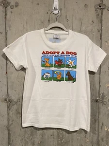 Crazy Shirts Hawaii Original Adopt A Dog Cute Animals Graphic Shirt Womens M - Picture 1 of 10