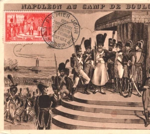 FRANCE 1954 FDC MAXI CARD *NAPOLEON BONAPARTE* Boulogne {samwells-covers}MA159 - Picture 1 of 10