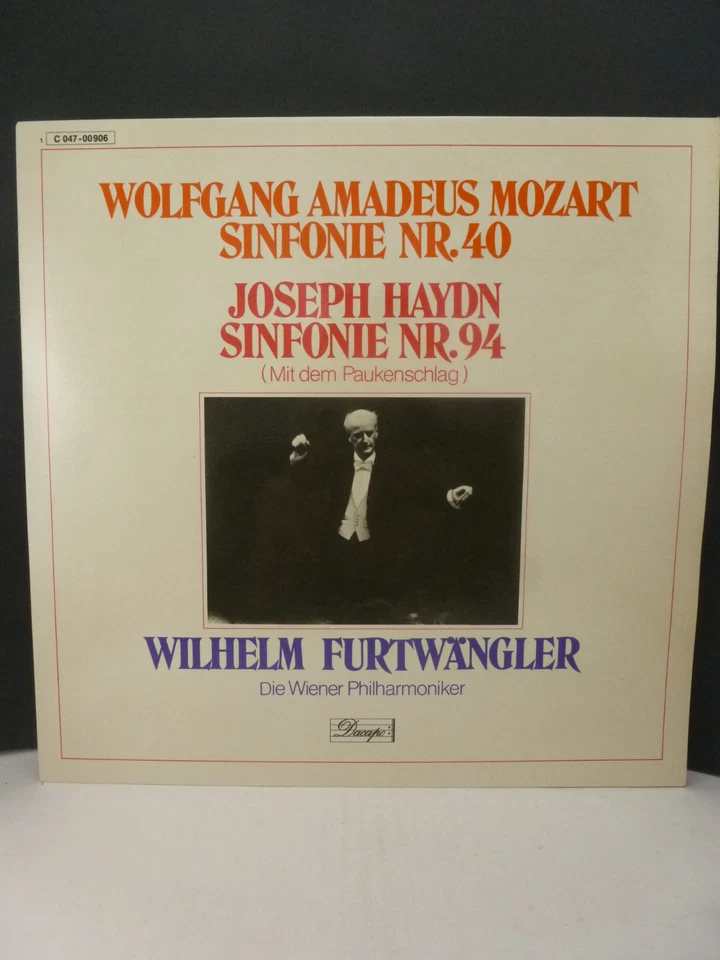 Wolfgang Amadeus Mozart Sinfonie No 40 Haydn No. 94 Wilhelm Furtwangler  - Изображение 1 из 1
