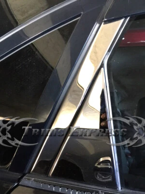 подходит: 2003-2008 Infiniti FX35/FX45 4 шт хромированная стойка стойка отделка из нержавеющей стали - Изображение 1 из 2