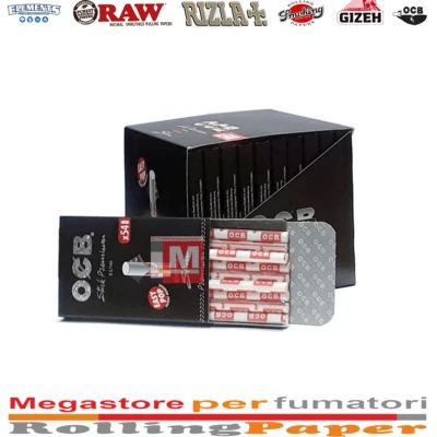 Filtri OCB PREMIUM Extra Slim 5.7mm 54 STICK Scatola da 20 Filtrini 54 - Image 1 of 2