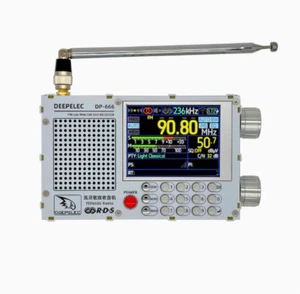 Receptor de radio DP-666 TEF6686 banda completa FM AM LW MW SW onda corta ESP32 RDS - Imagen 1 de 17