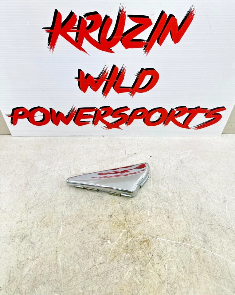 Harley Davidson V Rod VRSCA 2003 cromo lado izquierdo triángulo cubierta panel Foto 1 de 4